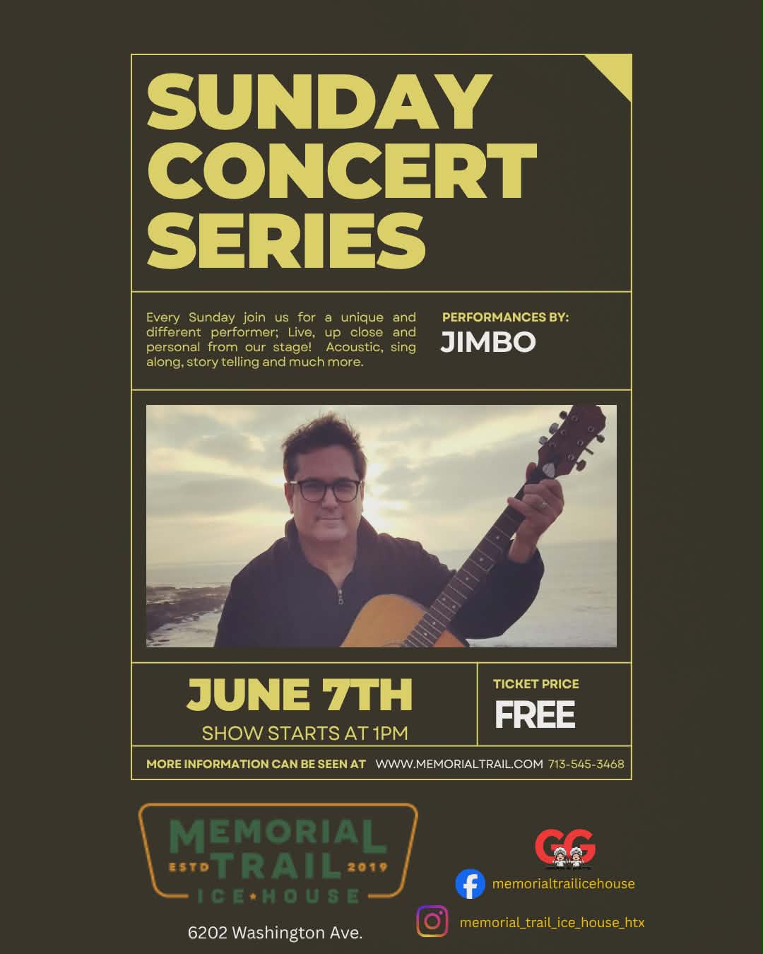 Sunday Concert Series — Jimbo, June 7