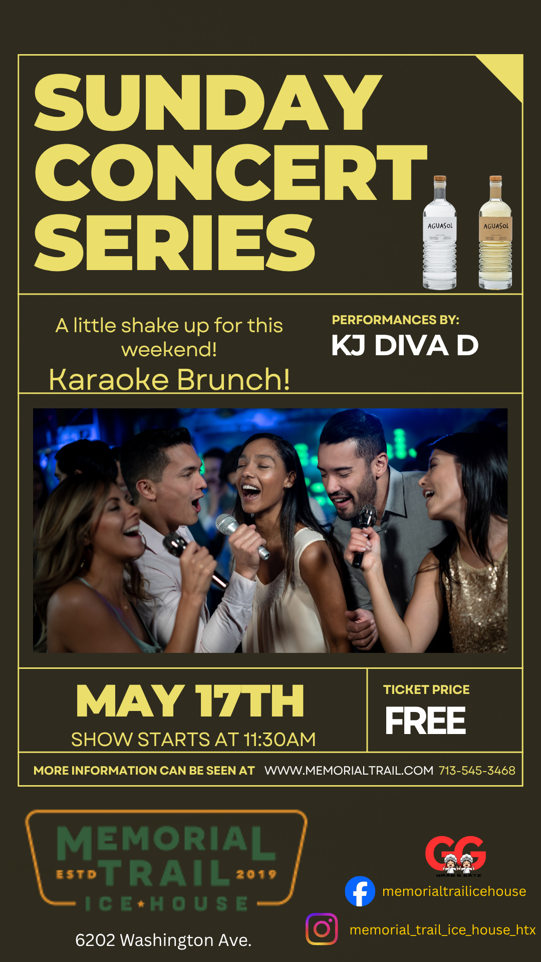 Karaoke Brunch with KJ Diva D, May 17