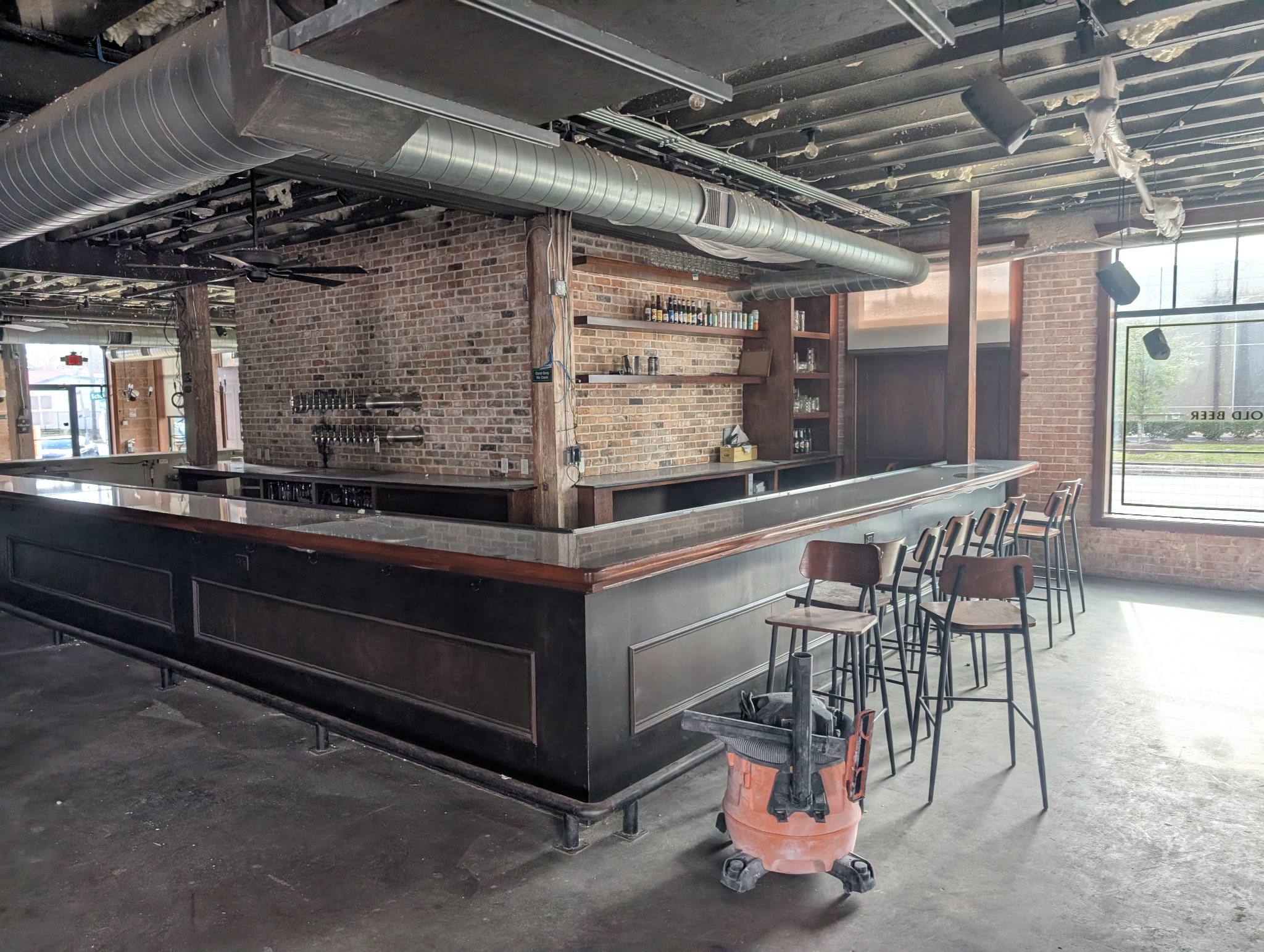 Bar taps at Memorial Trail Ice House